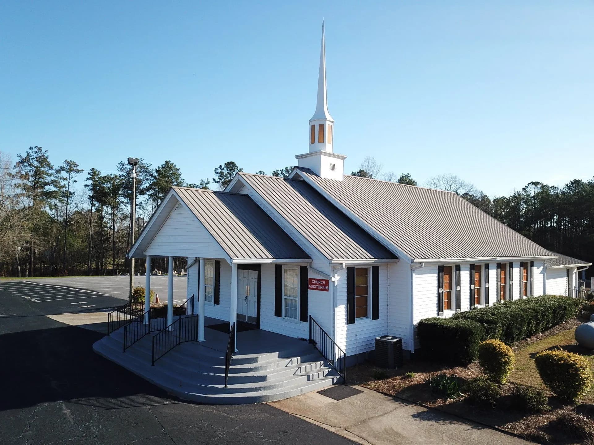 Mt. Zion Baptist Church building in Whitesburg, Georgia
